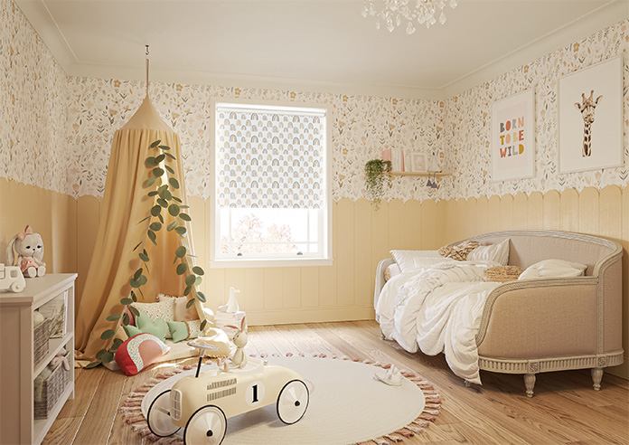 Rainbows, Crayon Box - Twist&Fit Roller Blind - Image 7
